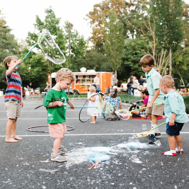 Children Playing at St. Luke Episcopal Church