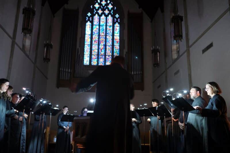 Compline service at St. Stephen's Church in Richmond, Virginia