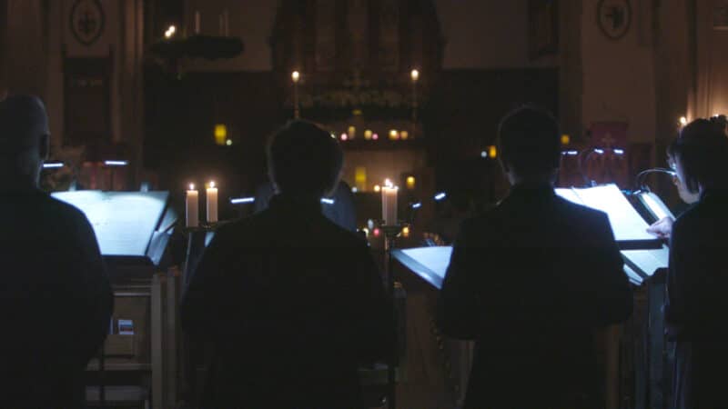 Compline service at St. Stephen's Church in Richmond, Virginia